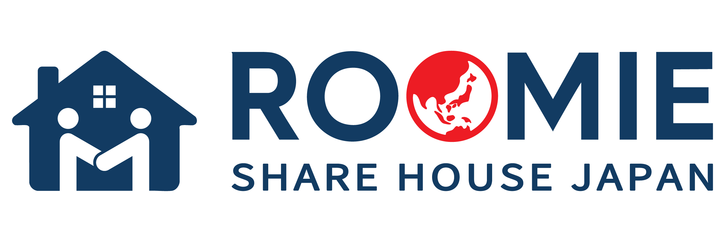 ROOMIE Share House Japan ロゴ